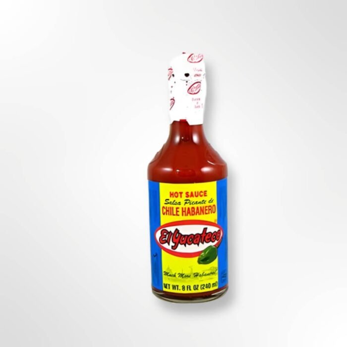 El Yucateco Red Habanero Hot Sauce 12 x 120 ml