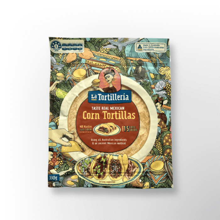 La Tortilleria 14.5cm Nixtamal Corn Tortillas (330g)