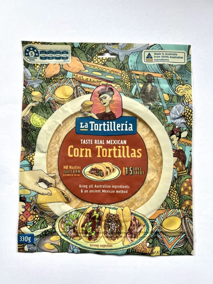La Tortilleria 14.5cm Nixtamal Corn Tortillas (330g) - Image 2
