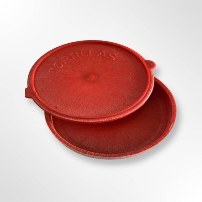 Tortilla warmer with lid - White